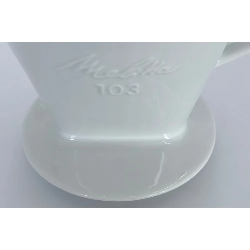 Vintage Melitta 103 Large Porcelain Coffee Dripper 3 Hole Pour Over Germany